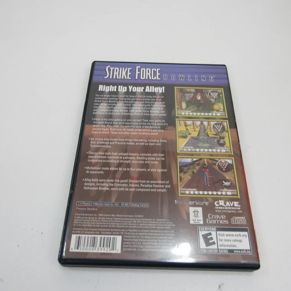 Strike Force Bowling (Sony PlayStation 2, 2004) Complete Tested‎